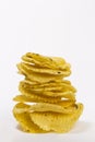 Potato Chip Stack Royalty Free Stock Photo