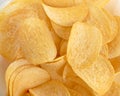 Potato chips background Royalty Free Stock Photo