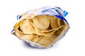 Potato chips in bag