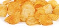 Potato chips close-up