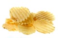 Potato Chips Isolated Royalty Free Stock Photo