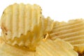 Potato Chips Isolated Royalty Free Stock Photo