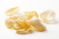 Potato chips isolated white background Royalty Free Stock Photo