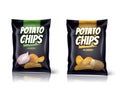 Potato chips package design Royalty Free Stock Photo
