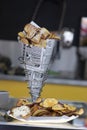 Potato chips street food