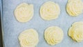 Potato cookies canonic recipe Brie, parmesan and Heavy cream.