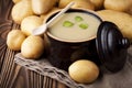 Potato cream soup