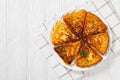 Potato Farls, Irish Potato Cakes, potato bread Royalty Free Stock Photo