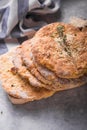 Potato flat bread are traditional soft Finns also call Lepuska or Talvi.  Made from mashed potatoes. The nomination is used Royalty Free Stock Photo