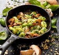 Potato gnocchi, delicious vegetarian dish