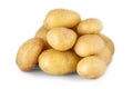 The potato isolated on white background Royalty Free Stock Photo