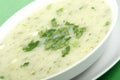 Potato leak soup Royalty Free Stock Photo