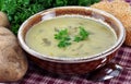 Potato Leek Soup Royalty Free Stock Photo