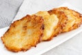 Potato Pancakes, Draniki, Deruny, Potato Latkes or Boxties Royalty Free Stock Photo