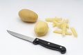 Potato peeled