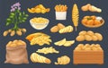 Potato products set