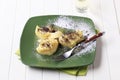 Potato puree with poppyseed and sugar Royalty Free Stock Photo