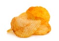 Potato ripple chips