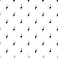 Potato seed pattern, simple style Royalty Free Stock Photo
