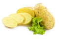 Potato sliced Royalty Free Stock Photo