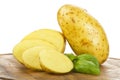 Potato sliced Royalty Free Stock Photo