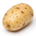 Potato with spots isolated on transparent background Royalty Free Stock Photo