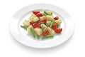 Potato tomato green bean salad