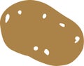 Potato vegetable vector