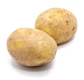 Potato on white Royalty Free Stock Photo