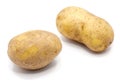 Potato on white Royalty Free Stock Photo
