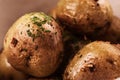 Potatoes boiled close up Royalty Free Stock Photo