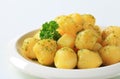 Potatoes with butter and parsley Royalty Free Stock Photo