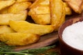 Potatoes fried in lard Royalty Free Stock Photo