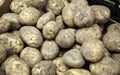 Potatoes in market Royalty Free Stock Photo