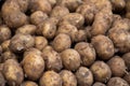 Potatoes at a market