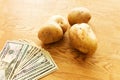 Potatoes and money