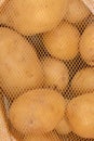 Potatoes in Orange Net Royalty Free Stock Photo