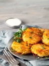 Potatoes pancakes latkes, flapjacks, hash brown