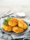 Potatoes pancakes latkes, flapjacks, hash brown