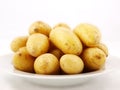 Potatoes on plate Royalty Free Stock Photo
