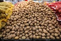 Potatos fresh bulck Royalty Free Stock Photo