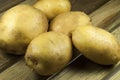 Potatos on wood place Royalty Free Stock Photo