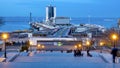 Potemkin Stairs and the Odessa sea port