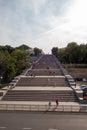 The Potemkin Stairs. Odessa. Ukraine. Large granite staircase leading from the city center to the port and the sea