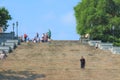 Odessa, Ukraine. View of the famous Potemkin stairs. Symbol of Odessa.