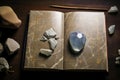 Potent Magic stone book. Generate Ai