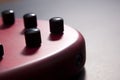 Bass guitar knobs Royalty Free Stock Photo