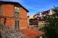 Potes village facades in Cantabria Spain Royalty Free Stock Photo