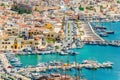 Pothia, Kalymnos, Greece Royalty Free Stock Photo