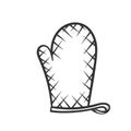 Potholder icon , outline